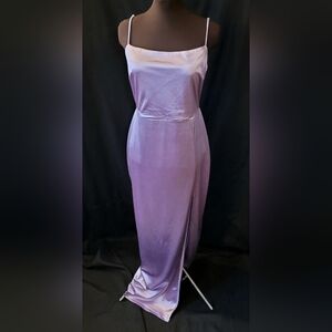 NWOT Lulus Size XL Lavender Satin Slip Dress